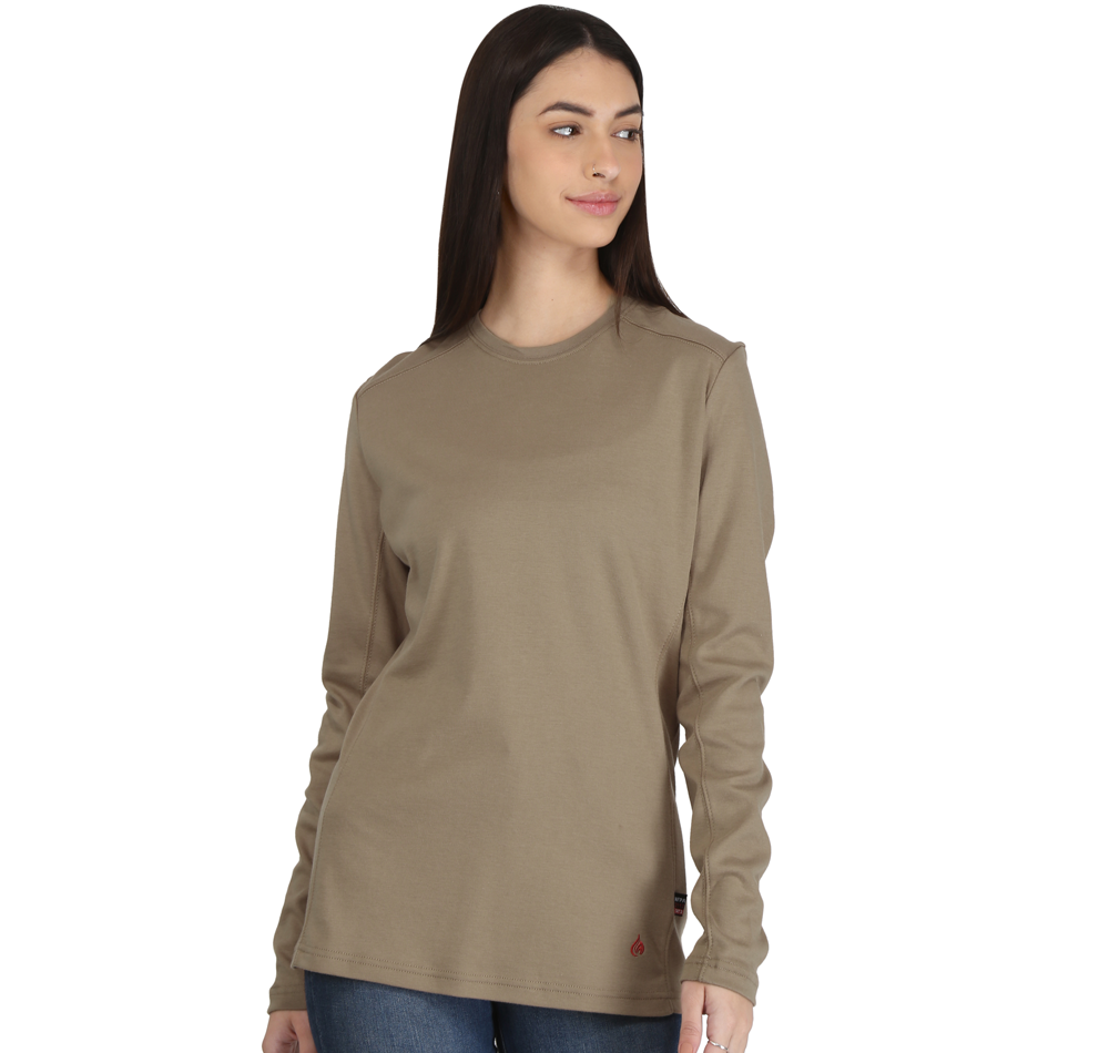 Picture of Forge FR LFRCNT-001 LADIES FR CRENECK TEE